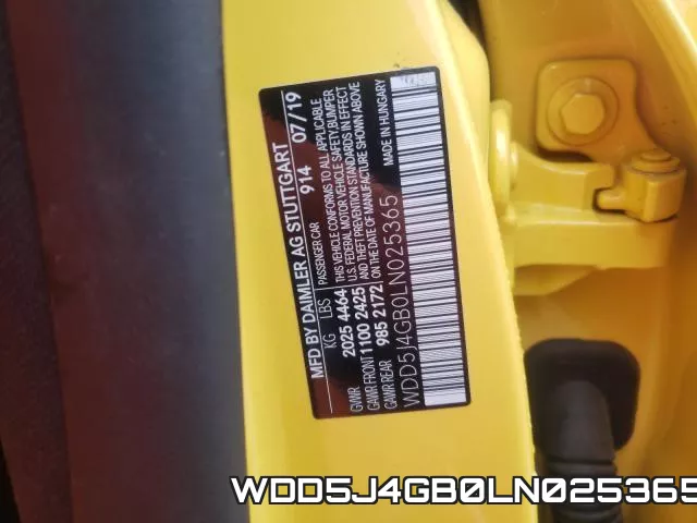 WDD5J4GB0LN025365 фото 2