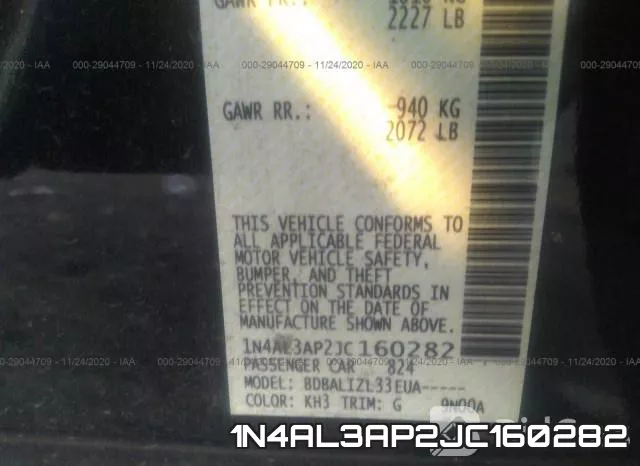 1N4AL3AP2JC160282 фото 10