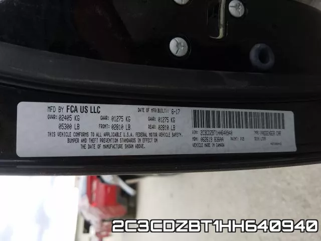 2C3CDZBT1HH640940 фото 2