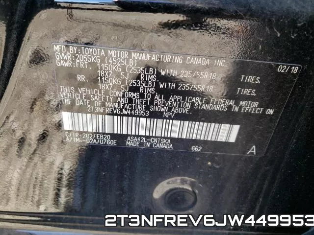 2T3NFREV6JW449953 фото 2