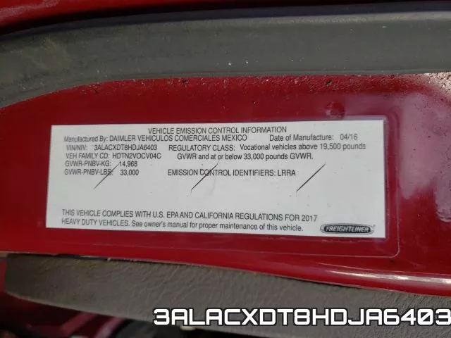 3ALACXDT8HDJA6403 фото 2