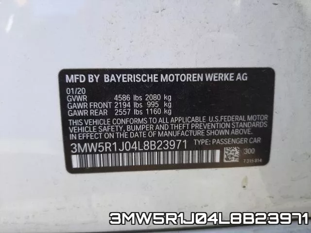 3MW5R1J04L8B23971 фото 2