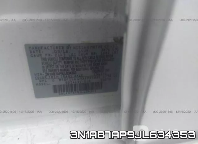3N1AB7AP9JL634353 фото 8