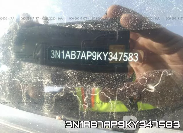 3N1AB7AP9KY347583 фото 9