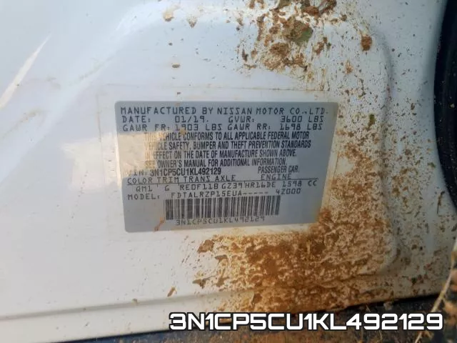 3N1CP5CU1KL492129 фото 2