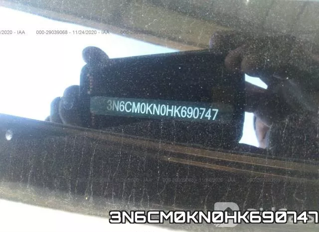 3N6CM0KN0HK690747 фото 9