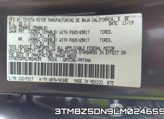 3TMBZ5DN9LM024655 фото 10
