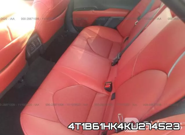4T1B61HK4KU274523 фото 8