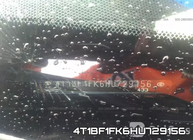 4T1BF1FK6HU729156 фото 9