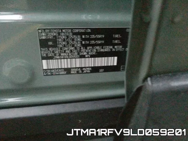 JTMA1RFV9LD059201 фото 2