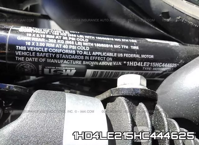 1HD4LE215HC444625 фото 2