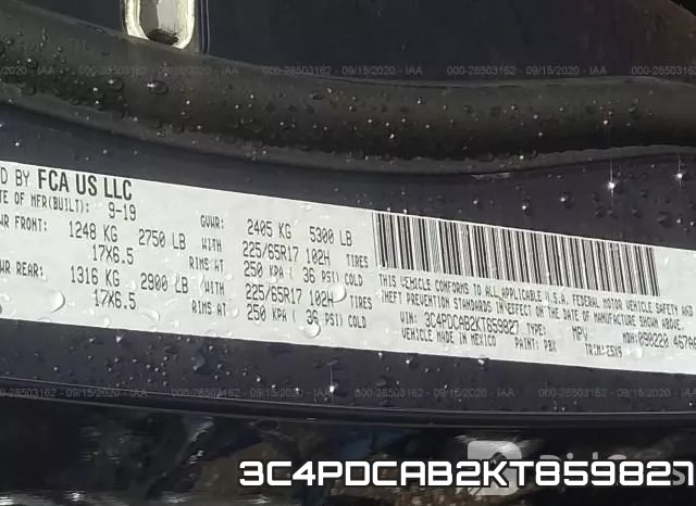 3C4PDCAB2KT859827 фото 9