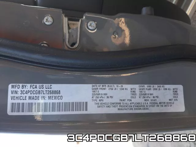 3C4PDCGB7LT268868 фото 2