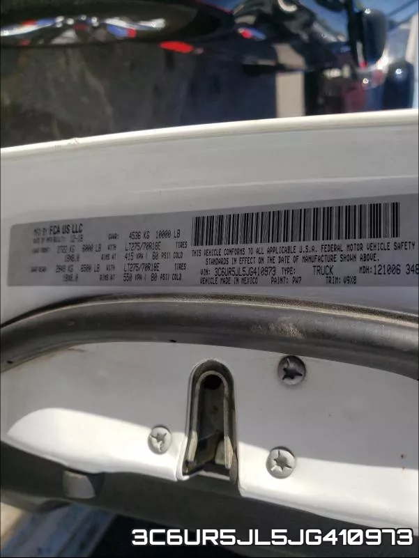 3C6UR5JL5JG410973 фото 2