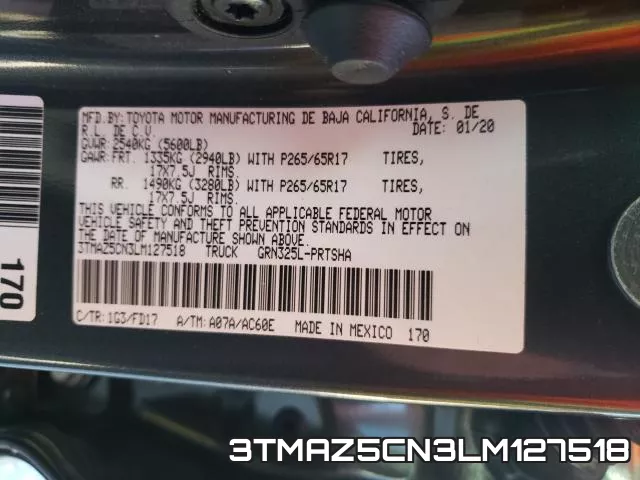 3TMAZ5CN3LM127518 фото 2