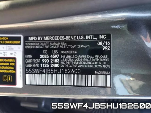 55SWF4JB5HU182600 фото 2