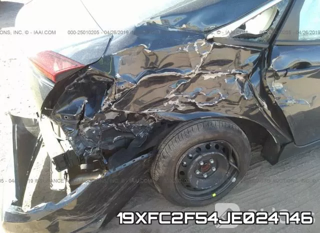 19XFC2F54JE024746 фото 7