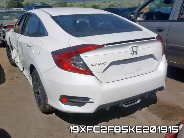 19XFC2F85KE201915 фото 4