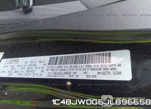 1C4BJWDG6JL896658 фото 10