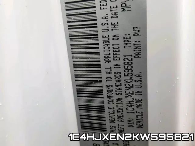 1C4HJXEN2KW595821 фото 2