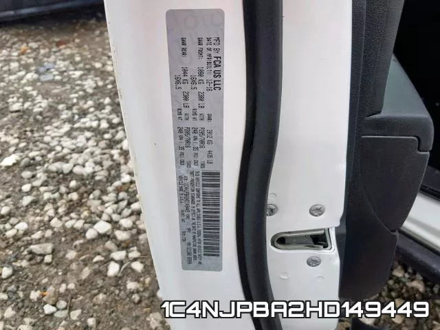 1C4NJPBA2HD149449 фото 2