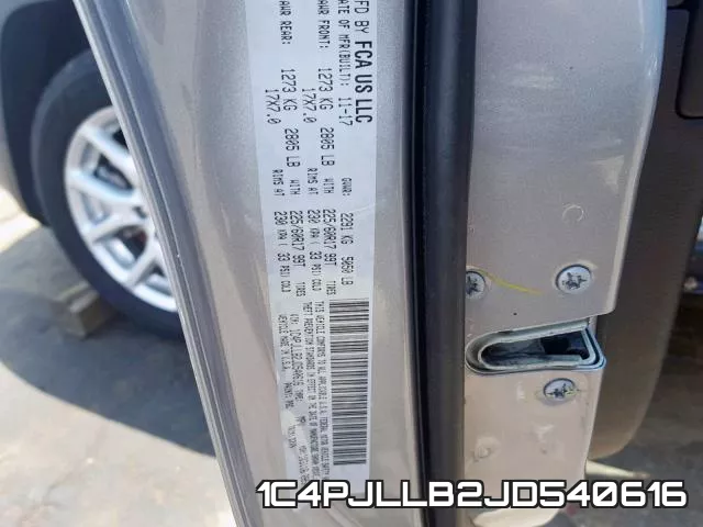 1C4PJLLB2JD540616 фото 2