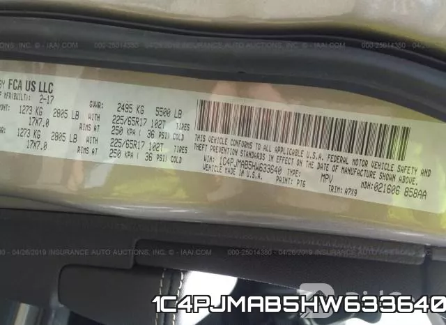 1C4PJMAB5HW633640 фото 10