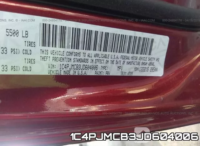 1C4PJMCB3JD604006 фото 10