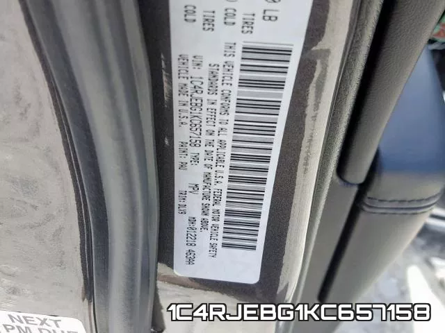 1C4RJEBG1KC657158 фото 2