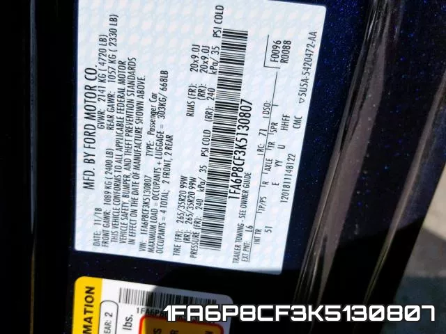 1FA6P8CF3K5130807 фото 2