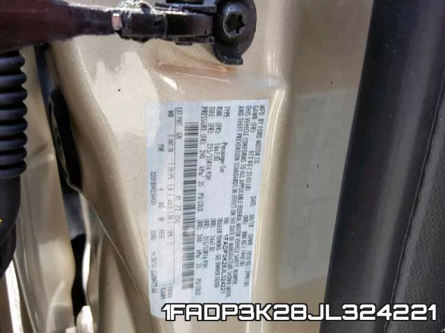 1FADP3K28JL324221 фото 2