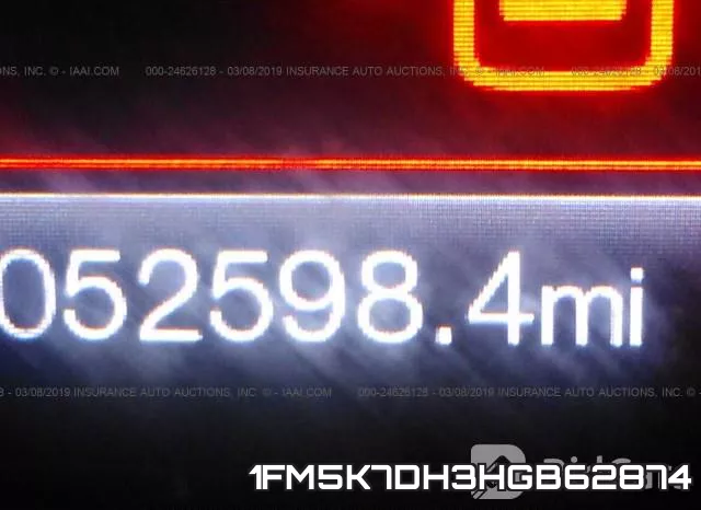 1FM5K7DH3HGB62874 фото 8