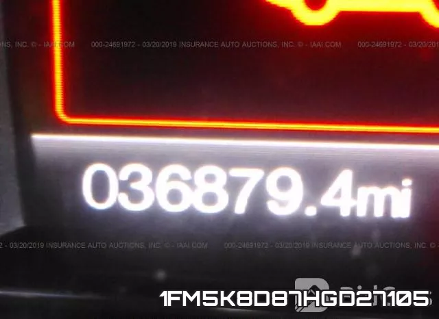 1FM5K8D87HGD27105 фото 8