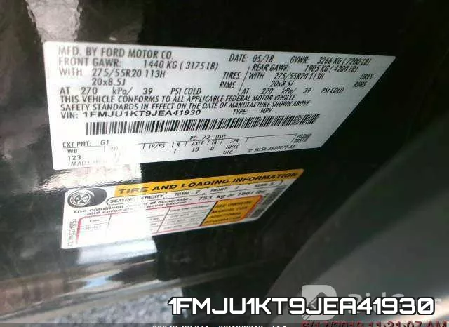 1FMJU1KT9JEA41930 фото 9