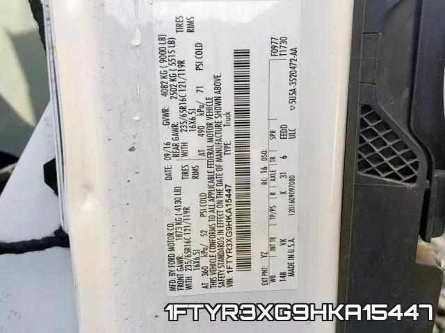 1FTYR3XG9HKA15447 фото 2