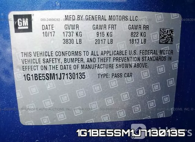 1G1BE5SM1J7130135 фото 10