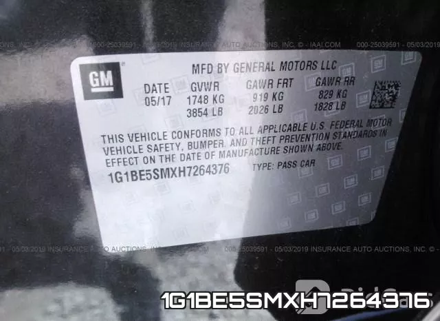 1G1BE5SMXH7264376 фото 10