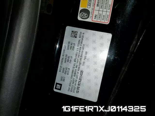 1G1FE1R7XJ0114325 фото 2