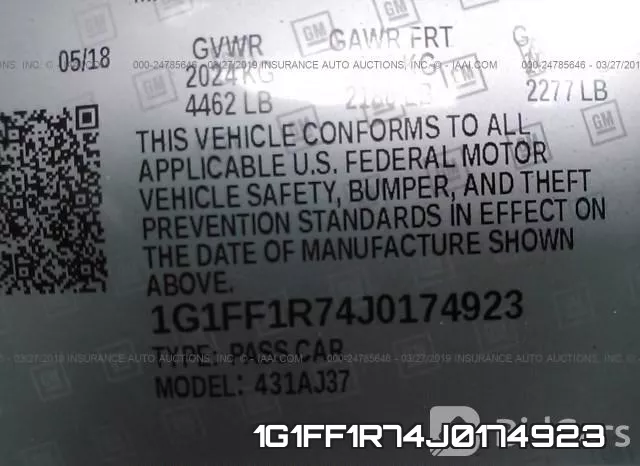 1G1FF1R74J0174923 фото 10