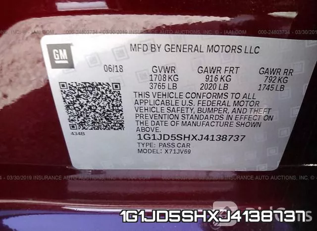 1G1JD5SHXJ4138737 фото 10