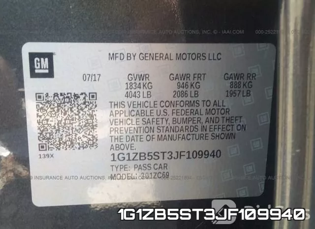 1G1ZB5ST3JF109940 фото 9