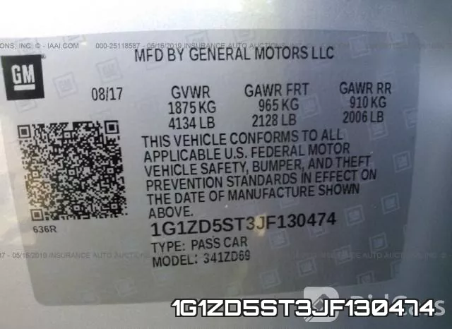 1G1ZD5ST3JF130474 фото 10