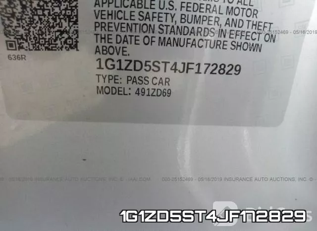 1G1ZD5ST4JF172829 фото 10