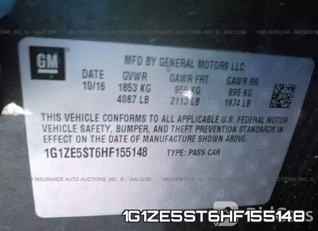 1G1ZE5ST6HF155148 фото 10