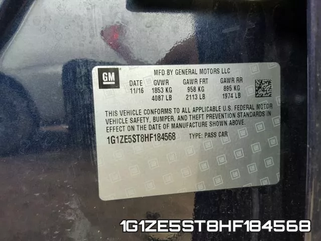 1G1ZE5ST8HF184568 фото 2