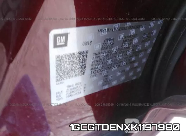 1GCGTDENXK1137980 фото 10