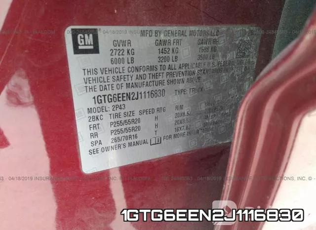 1GTG6EEN2J1116830 фото 10