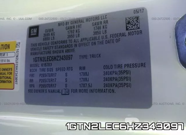 1GTN2LEC6HZ343097 фото 10