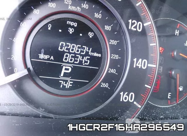 1HGCR2F16HA296549 фото 8