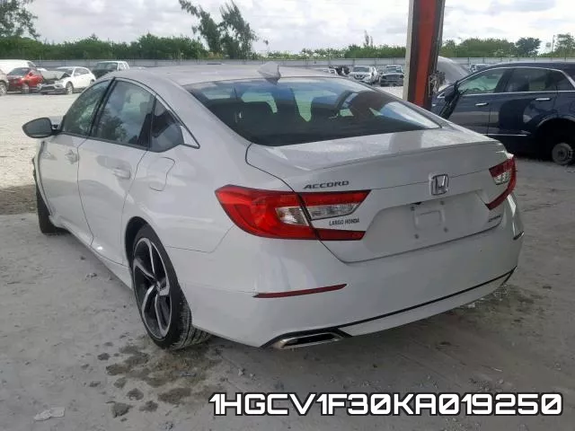 1HGCV1F30KA019250 фото 4